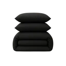 Наволочка Ecotton Зимова колекція Super Soft Black Фланель 70х70 см (24697)