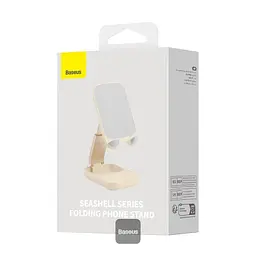 Подставка для гаджетов Baseus Seashell Series Folding Phone Stand (with Xiaomirror) B10551501411-00 Pink - мініатюра 7