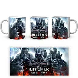 Кухоль GeekLand The Witcher Відьмак Король дикого полювання TW.02.363 330 мл білий - мініатюра 3