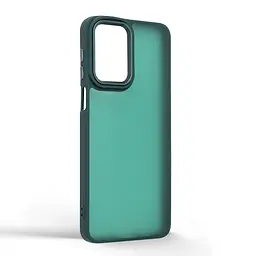 Противоударный чехол для Motorola G55 5G, Frame, зеленый, панель-накладка, термополиуретан TPU + поликарбонат PC, защита всего корпуса, защита кнопок и камеры, устойчив к деформациям, ArmorStandart (ARM81263) - мініатюра 2