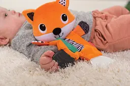 М'яка іграшка-прорізувач Infantino Cuddly Teether Fox для малюків - мініатюра 2