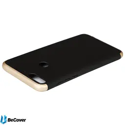 Панель BeCover Super-protect Series для Huawei Y7 Prime 2018 Black-Gold (702250) - мініатюра 4