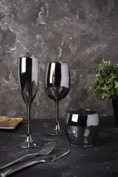 Набір келихів Luminarc Delice Graphite 360 мл х 6 шт (J9397/2) - мініатюра 5