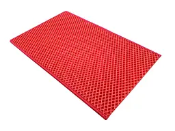 Коврик під кошачий лоток Евамур 60 x 40 см Червоний