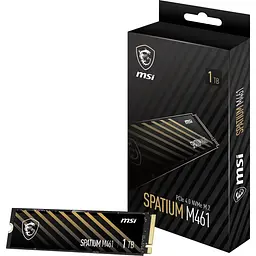 Накопичувач SSD MSI m.2 NVMe 1TB Spatium M461 2280 PCIe 4.0x4 NVMe 3D NAND TLC (S78-440L1D0-P83) - мініатюра 5