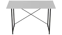 Стіл письмовий Line Лайт Ferrum-decor 750x1200x600 Чорний метал ДСП Білий 16 мм (FRD-104857) - мініатюра 4
