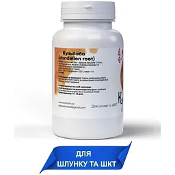 Корінь кульбаби 350 мг при млявому травленні застої жовчі та потребі у підтримці печінки 60 капсул - мініатюра 2