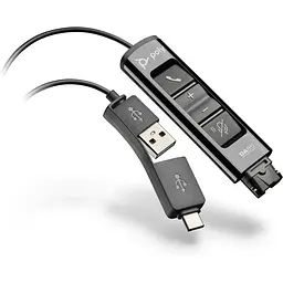 Перехідник Poly DA85 USB > QD з вбудованим пультом керування для гарнітур EncorePro, USB-A, USB-C, ч teh0013720 - мініатюра 2