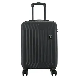 Валіза маленька Semi Line T5984-3 ABS-пластик 20 дюймів 42 л для ручної поклажі Чорний - мініатюра 1