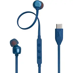 Навушники провідні JBL T310C USB-C (JBLT310CBLU) з мікрофоном сині - мініатюра 3