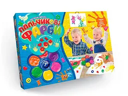 Пальчикові фарби "Моя перша творчість" 7 кольорів PK-01-02 Danko Toys (4820186073225)