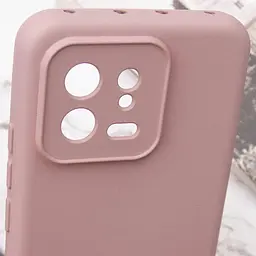 Чохол TPU GETMAN Liquid Silk Full Camera для Xiaomi 13 Рожевий / Pink Sand - мініатюра 6