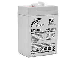 Акумулятор для ДБЖ RITAR AGM 6В 4Ач (RT640)
