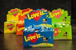 Жуйки Love is Полуниця-Банан 100 шт - мініатюра 2