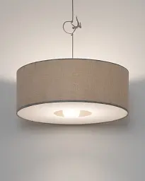 Підвісний світильник, люстра Nowodvorski 11665 Cedro M E27 1x25W IP20 світло-сірий - мініатюра 2