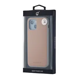 Чохол Jinduka Leather Case with MagSafe iPhone 12 Beige - мініатюра 2