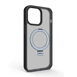 Чехол для Apple iPhone 14 Pro Max, Unit Stand, черный, MagSafe, противоударный защитный чехол-панель с подставкой, поддержкой магнитных держателей и беспроводной зарядки, защита всего корпуса, силикон + поликарбонат, ArmorStandart (ARM70564)