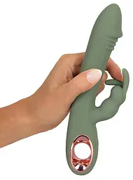 Вібратор-кролик You2Toys Slim Rabbit Olive, 21.4 см (зелений) - мініатюра 5
