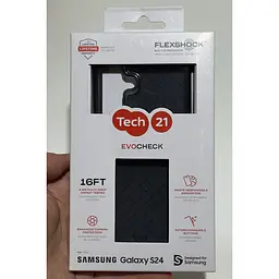Оригінальний протиударний силіконовий чохол Tech21 Evo Check для Samsung Galaxy S24/S25 (6.2") Black - мініатюра 10