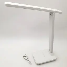LED-лампа 4 W настільна сенсорна світлодіодна 27 см акумуляторна UKC 6865 біла