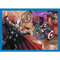 Пазли Trefl 4 в 1 Хоробрі месники Marvel - мініатюра 3