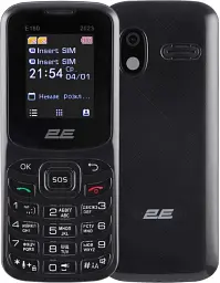 Телефон 2E E180 2023 Black UA UCRF
