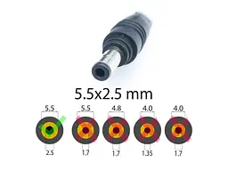 Блок живлення для Asus G53J, G75vw, G73jw, G60j, G60v, G70G, G70, G73sw (19V 7.9A 150W (5.5x2.5)) (з кабелем) - мініатюра 2