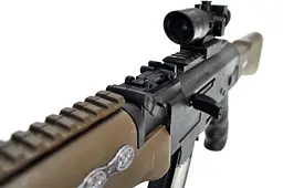 Іграшковий автомат АК-47 світлові та звукові ефекти 720B р.47х19, 5х5, 5см - мініатюра 2
