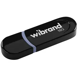 USB флеш-накопичувач Wibrand Panther 16GB USB-A 2.0 Black (WI2.0/PA16P2B) [170475]