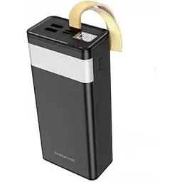 Акумулятор Borofone Coolmy digital display power bank BJ18A 30000mAh з ремінцем чорний 6974443381399 - мініатюра 3