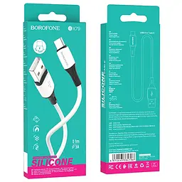 Дата кабель Borofone BX79 USB to Type-C (1m) Білий - мініатюра 4