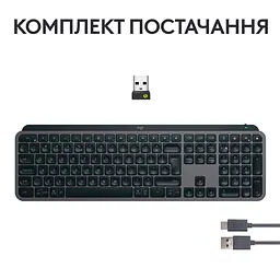 Клавіатура  Logitech MX Keys S Graphite (920-011593) - мініатюра 8