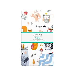 Дитяча постільна білизна в ліжечко INDI ANIMALS COSAS (4822052044995) - мініатюра 4