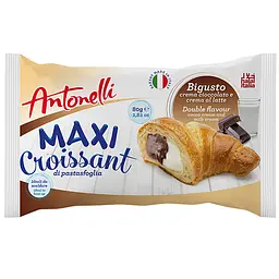 Круасани Antonelli Maxi Choco & Milk з шоколадно-молочною начинкою 8 шт. - мініатюра 2