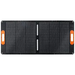 Портативна сонячна панель Epik FGM-24V-100W Monocrystalline PD65W+QC3.0 IP67 (1USB-A/1C) Black - мініатюра 3