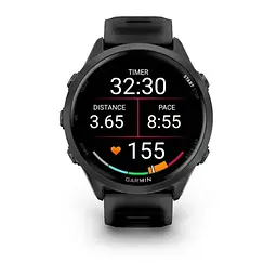 Смарт-годинник Garmin Forerunner 570 47mm Slate Gray with Black/Translucent Black Silicone with Slate Buckle (010-02971-40) - мініатюра 6