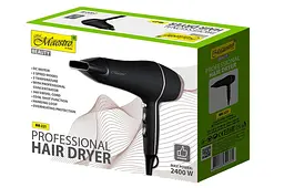 Фен для волосся Maestro MR-221 2400Вт DC чорний - мініатюра 2