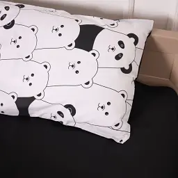 Підковдра MirSon Бязь 17-4849 White bear 110 x 140 см чорно-біла (2200009584039) - мініатюра 5