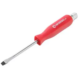 Викрутка ударна плоска шліцева Intertool SL5 х 75 мм HT-0481