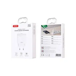 Адаптер мережний XO Single USB-C Fast Charger L141 |20W/3A, PD/QC| - мініатюра 2