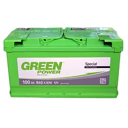 Автомобільний акумулятор GREEN POWER 6СТ-100Ah АзЕ 840A (EN)