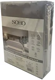 Комплект постільної білизни Soho полуторний Coffe/Beige 150х200 см (PATTERN 21-S) - мініатюра 3