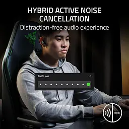 Навушники Razer TWS Hammerhead V3 Hyperspeed (RZ12-05610100-R3G1) - мініатюра 9