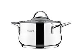 Каструля Ardesto зі скляною кришкою Black Mars 2.3л нержавіюча сталь kuh0014691 - мініатюра 3
