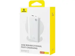 Зовнішній акумулятор (Power Bank) BASEUS Airpow Lite 10000mAh 15W White (P10067500213-00) - мініатюра 6