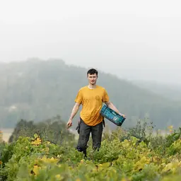 Футболка Fjallraven Hemp Blend Out Here T-shirt M M ochre - мініатюра 10