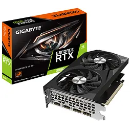Відеокарта GIGABYTE GeForce RTX3050 8Gb WINDFORCE V2 (GV-N3050WF2V2-8GD) - мініатюра 7