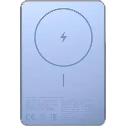 Зовнішній акумулятор Xiaomi Super Slim Magnetic 5000mAh 22.5W Blue (BHR08POGL) [173814] - мініатюра 2