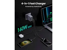 Мережевий зарядний пристрій UGREEN X763 Nexode Pro Space Gray (25877) - мініатюра 2