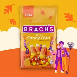 Жувальні цукерки Brach's Halloween Classic Candy Corn 1134 г - мініатюра 5